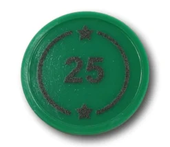 Tout Pour le Jeu Jeton rond numéroté en plastique 2.9 cm