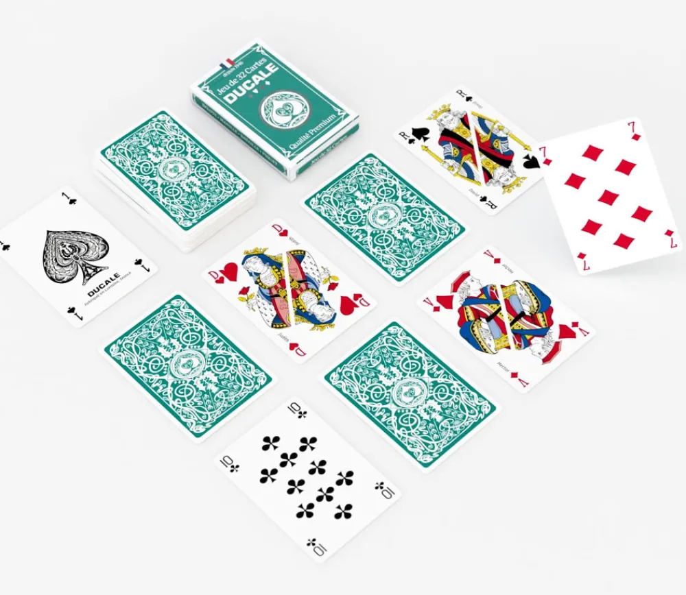 Tout Pour le Jeu Jeu Belote 32 cartes Ducale premium