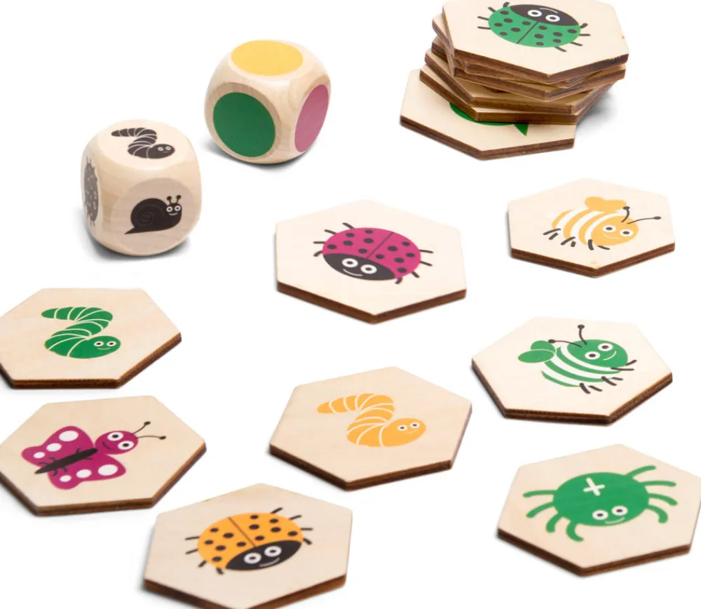 Tout Pour le Jeu Jeu bois Les insectes - Mémo géant et recherche active