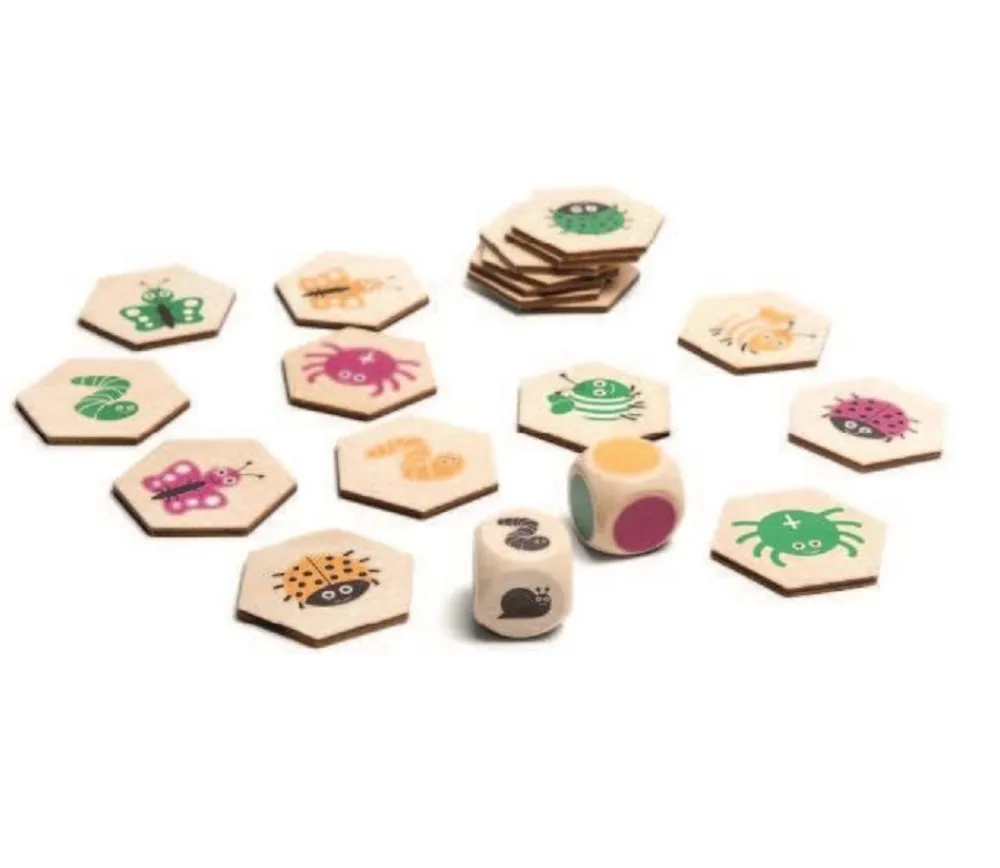 Tout Pour le Jeu Jeu bois Les insectes - Mémo géant et recherche active