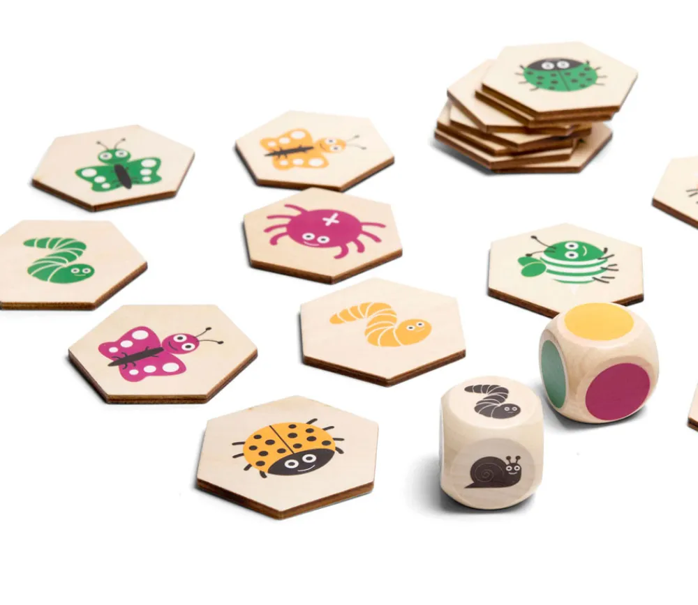 Tout Pour le Jeu Jeu bois Les insectes - Mémo géant et recherche active
