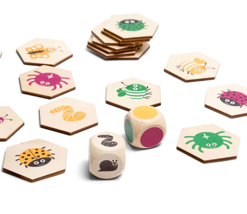 Tout Pour le Jeu Jeu bois Les insectes - Mémo géant et recherche active