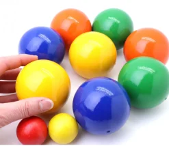 Tout Pour le Jeu Jeu boules en bois pétanque (8 boules + 2 cochonnets) France