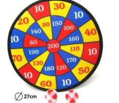 Enfant Tout Pour le Jeu Jeu Cible velcro 27 cm velcro 2 balles de lancer