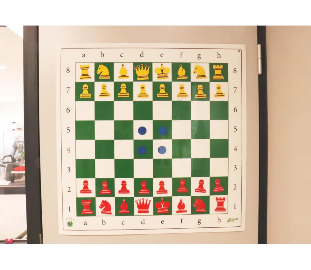 Tout Pour le Jeu Jeu d'échec mural repositionnable complet pour démonstration