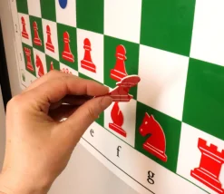 Tout Pour le Jeu Jeu d'échec mural repositionnable complet pour démonstration