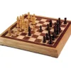 Tout Pour le Jeu Jeu d'échecs bois marqueté 40 cm et pions taille 4