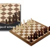 Tout Pour le Jeu Jeu d'échecs bois marqueté 29 cm (plateau + 32 pièces)