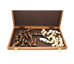 Tout Pour le Jeu Jeu d'échecs magnétiques 40 cm en bois complet plateau pliable+ 32 pièces