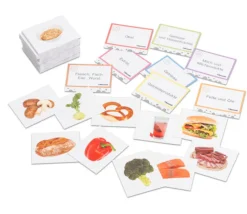 Tout Pour le Jeu Jeu de 104 cartes photos aliments - découverte, tri, groupe