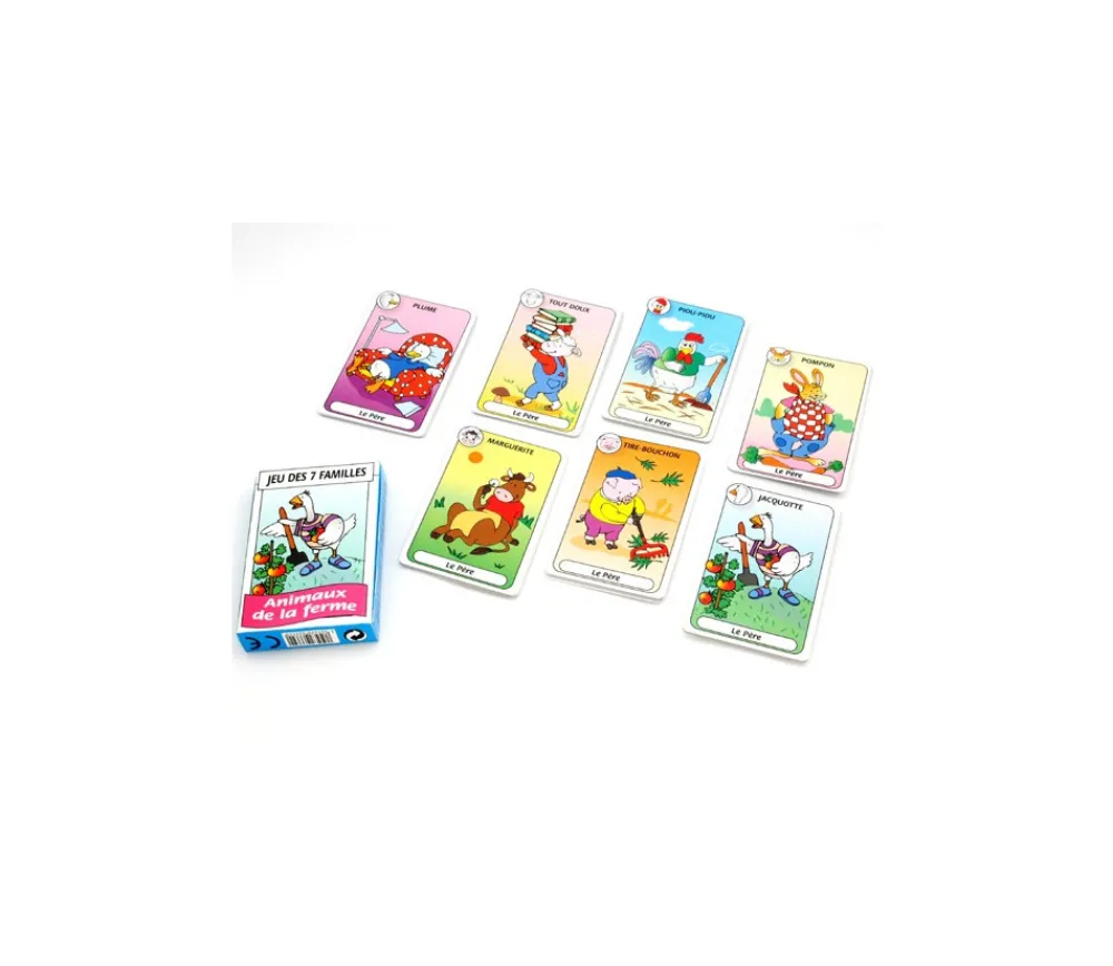 Tout Pour le Jeu Jeu de 7 familles animaux