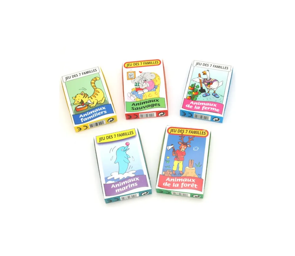 Tout Pour le Jeu Jeu de 7 familles animaux