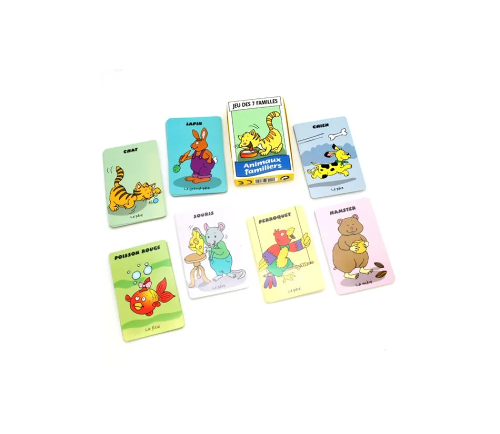 Tout Pour le Jeu Jeu de 7 familles animaux