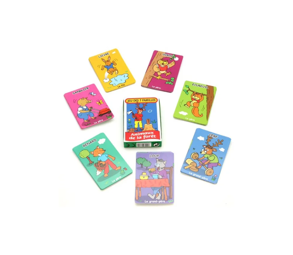 Tout Pour le Jeu Jeu de 7 familles animaux