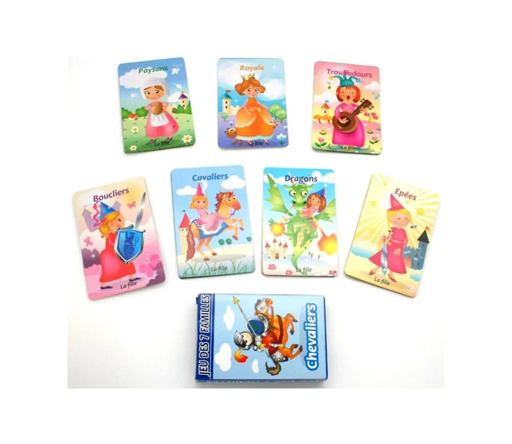 Tout Pour le Jeu Jeu de 7 familles chevalier