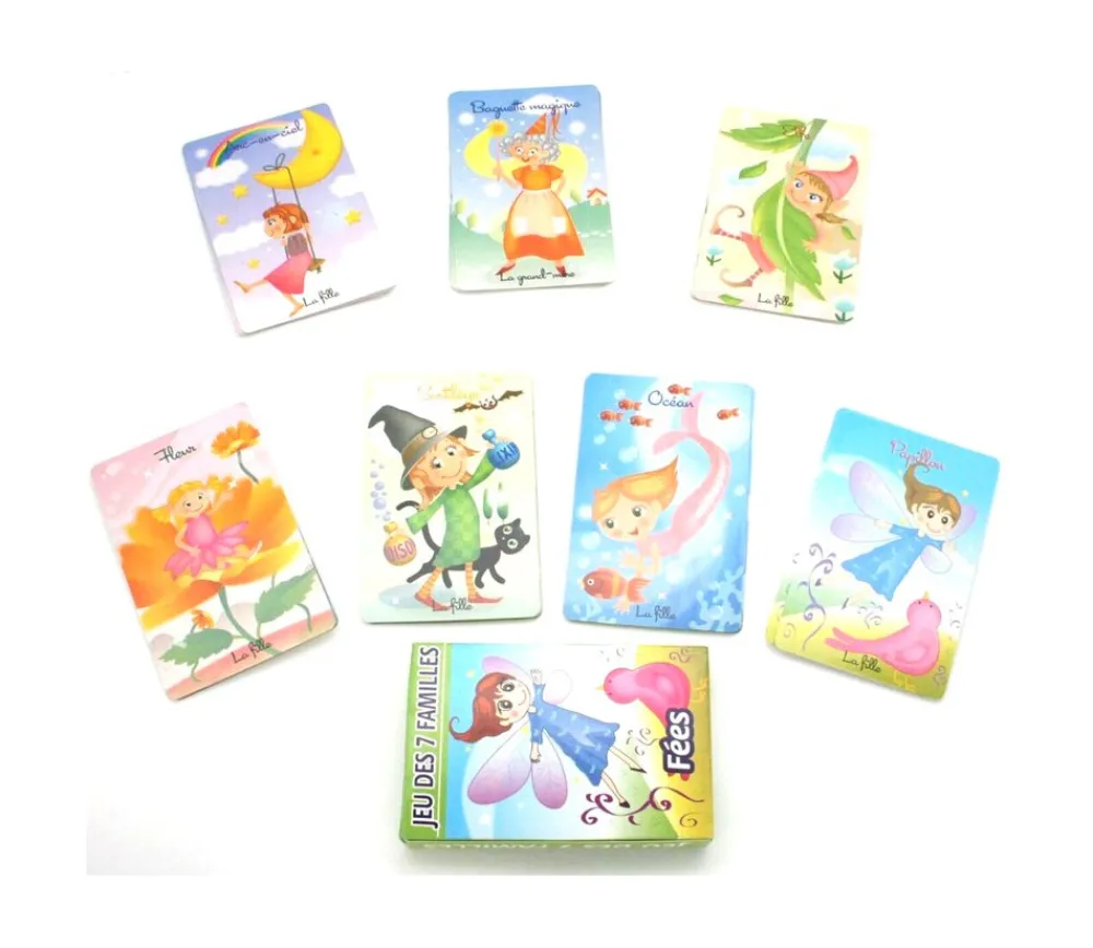 Tout Pour le Jeu Jeu de 7 familles fée magie