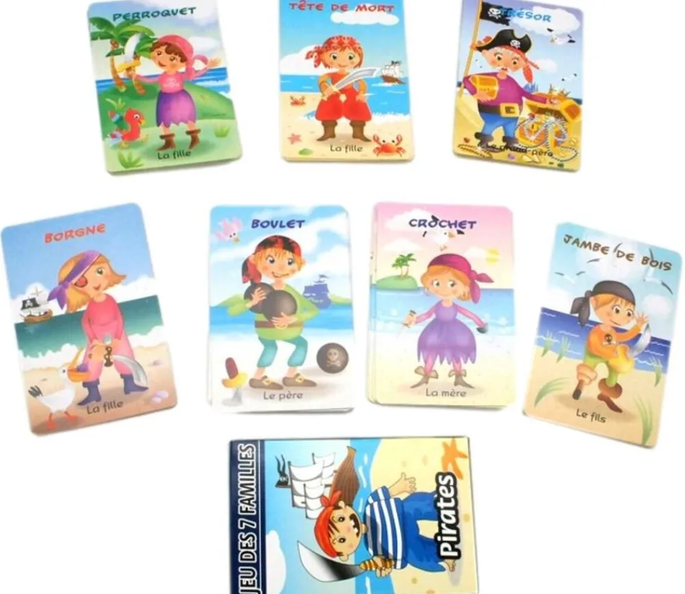Tout Pour le Jeu Jeu de 7 familles pirate