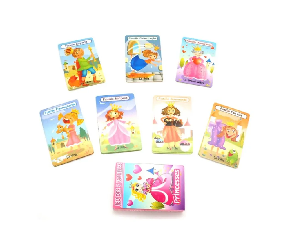 Tout Pour le Jeu Jeu de 7 familles princesse