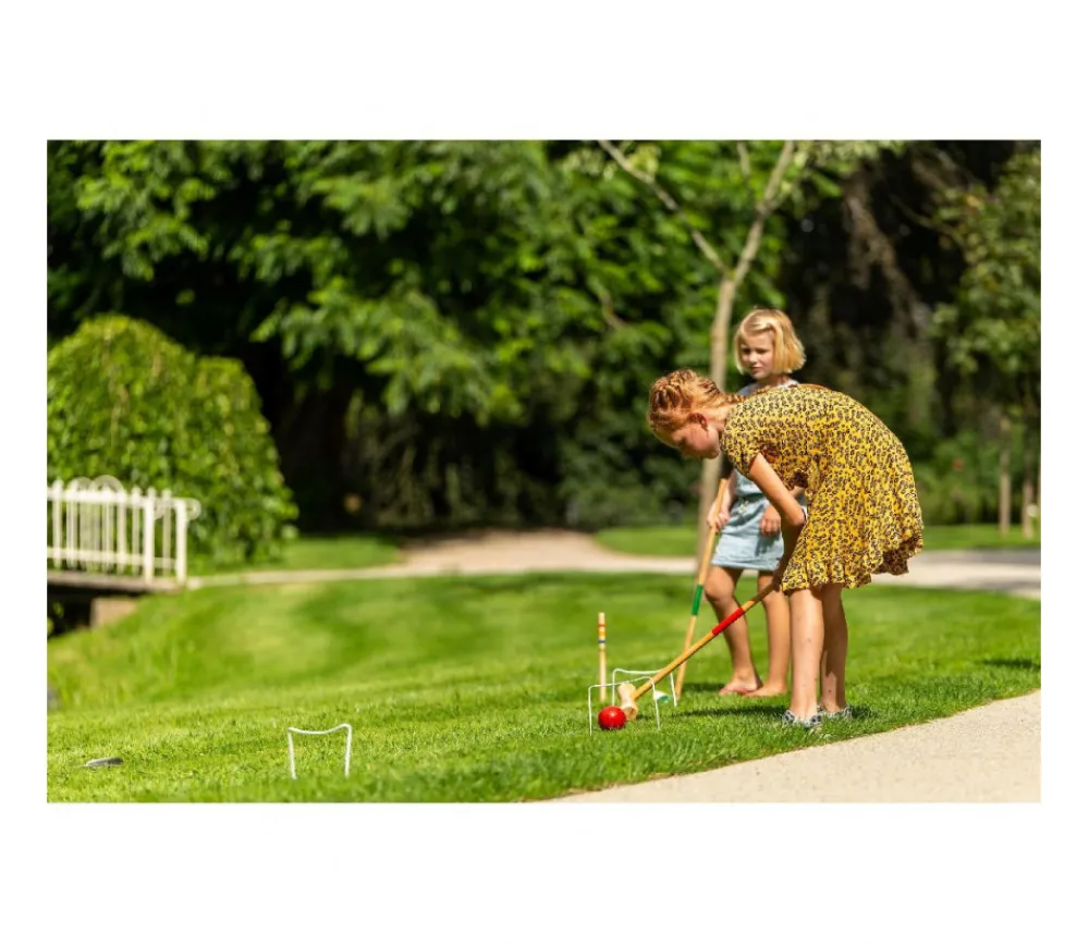 Tout Pour le Jeu Jeu de croquet adulte/enfant 77 cm en bois 4 joueurs