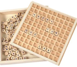 Tout Pour le Jeu Jeu de cubes lettres en bois 145 pièces - jeu de mots