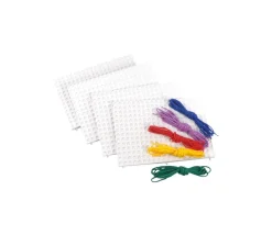 Tout Pour le Jeu Jeu de laçage : 4 plateaux associables + 16 lacets + 4 crayons