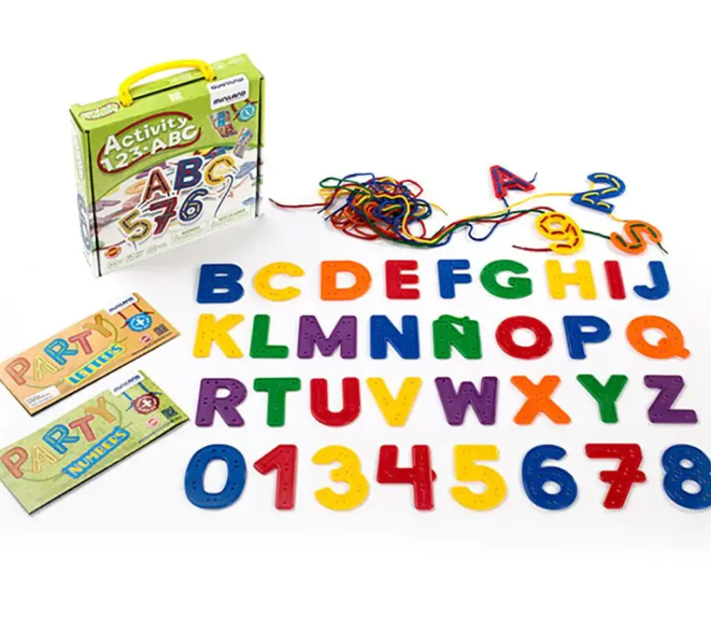 Tout Pour le Jeu Jeu de laçage lettres et chiffres