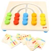 Enfant Tout Pour le Jeu Jeu de logique enfant Arc-en-ciel bois