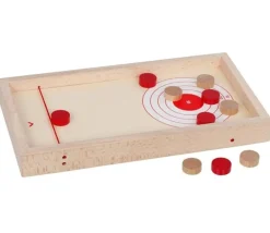 Tout Pour le Jeu Jeu de palets bois double : Puck hockey et palets-cible 40 x 21.5 cm