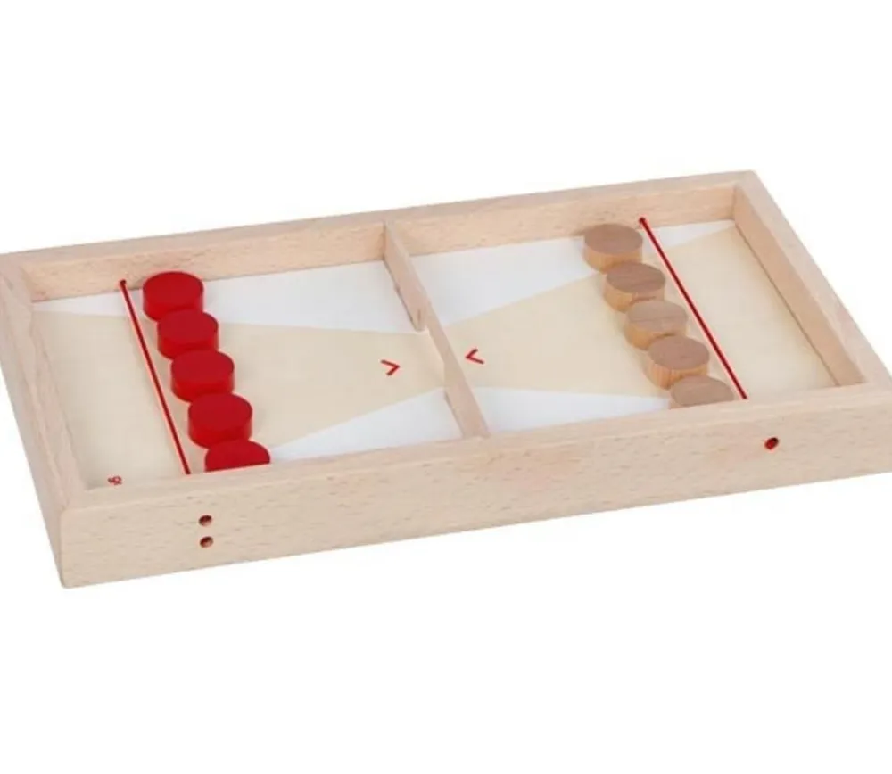 Tout Pour le Jeu Jeu de palets bois double : Puck hockey et palets-cible 40 x 21.5 cm