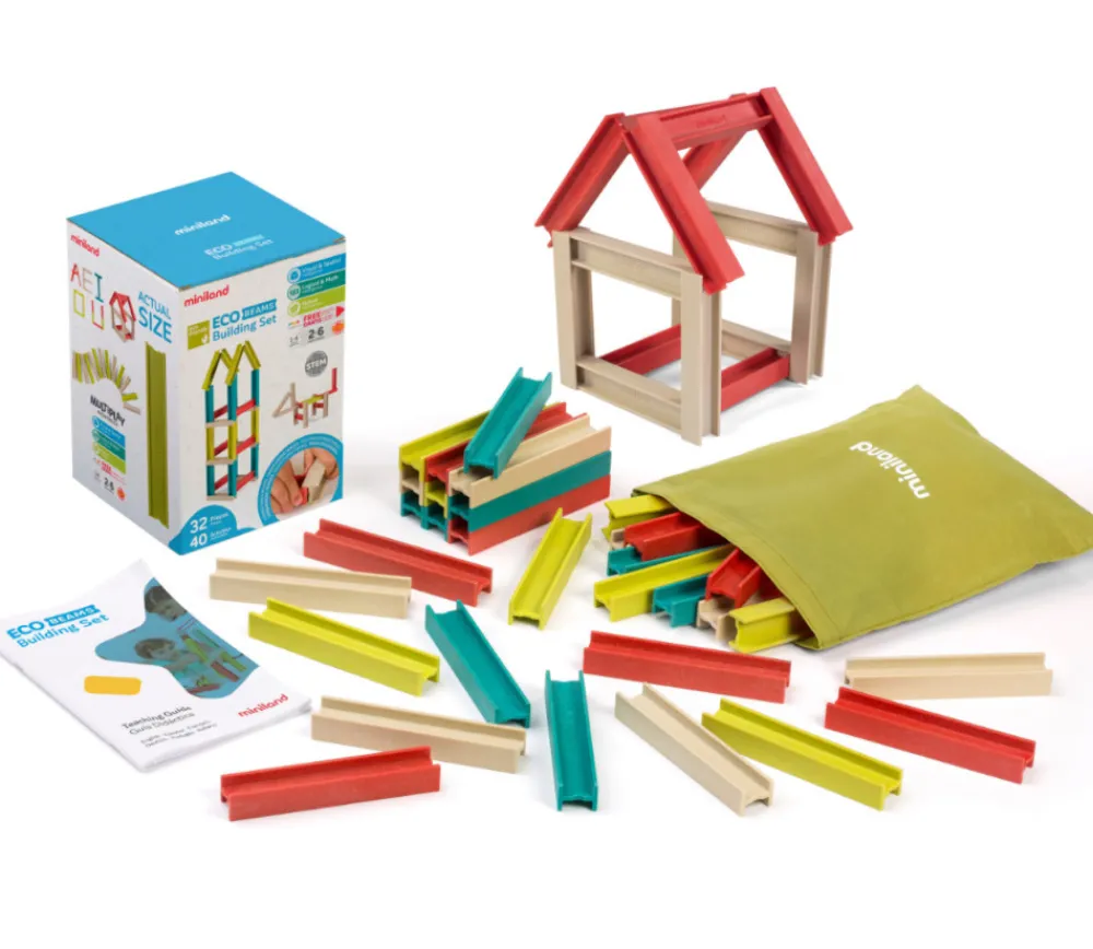 Enfant Tout Pour le Jeu Jeu de poutres emboitables en bois écologique - construction