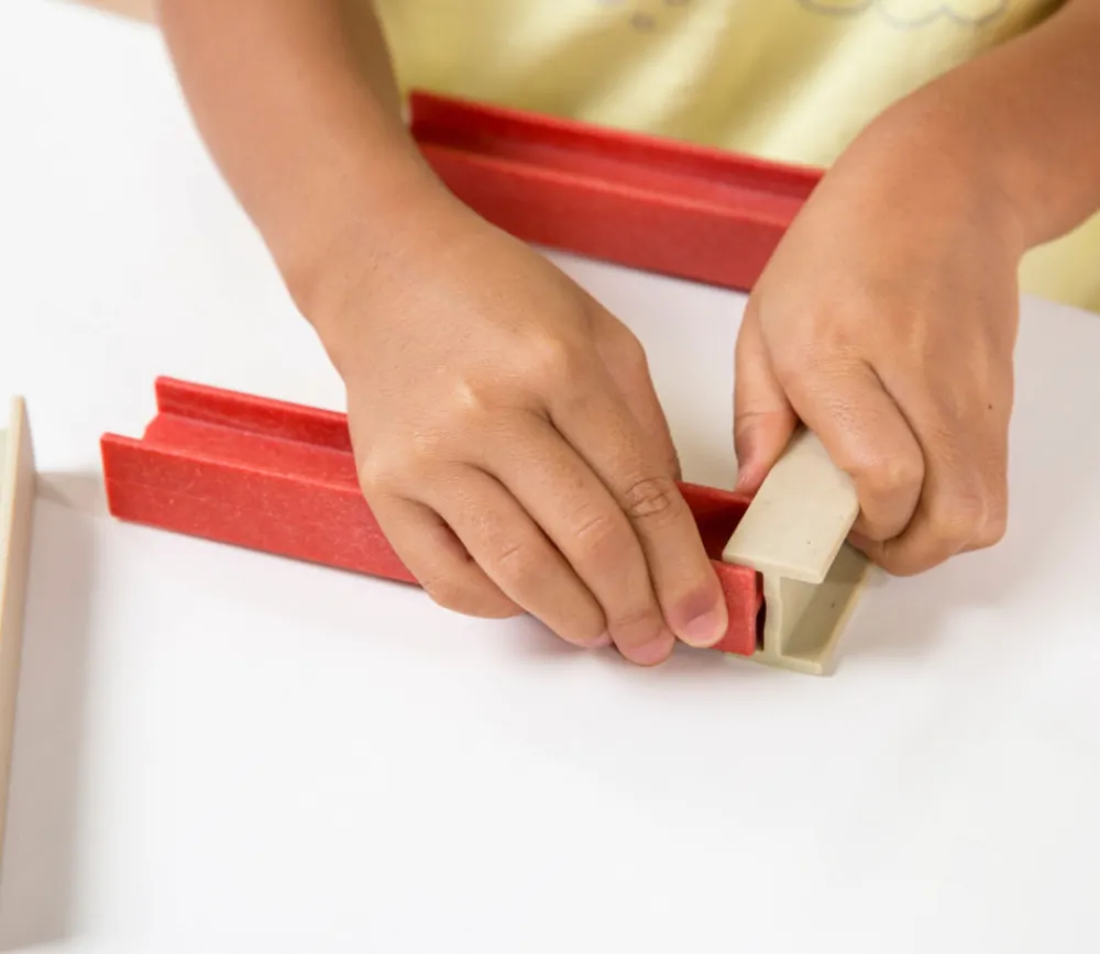 Enfant Tout Pour le Jeu Jeu de poutres emboitables en bois écologique - construction