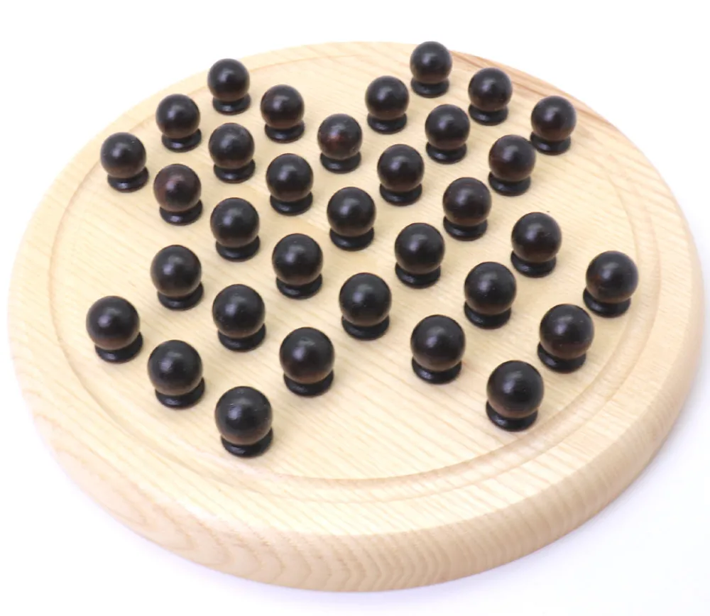 Tout Pour le Jeu Jeu de solitaire en bois 23.5 cm - fabrication française