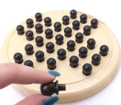 Tout Pour le Jeu Jeu de solitaire en bois 23.5 cm - fabrication française