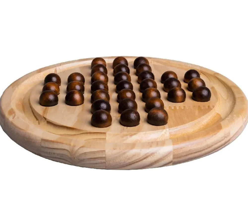 Tout Pour le Jeu Jeu de solitaire en bois 22 cm diamètre
