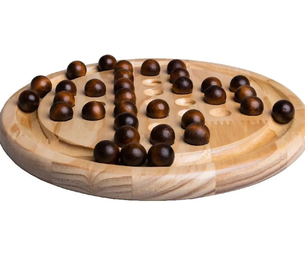 Tout Pour le Jeu Jeu de solitaire en bois 22 cm diamètre