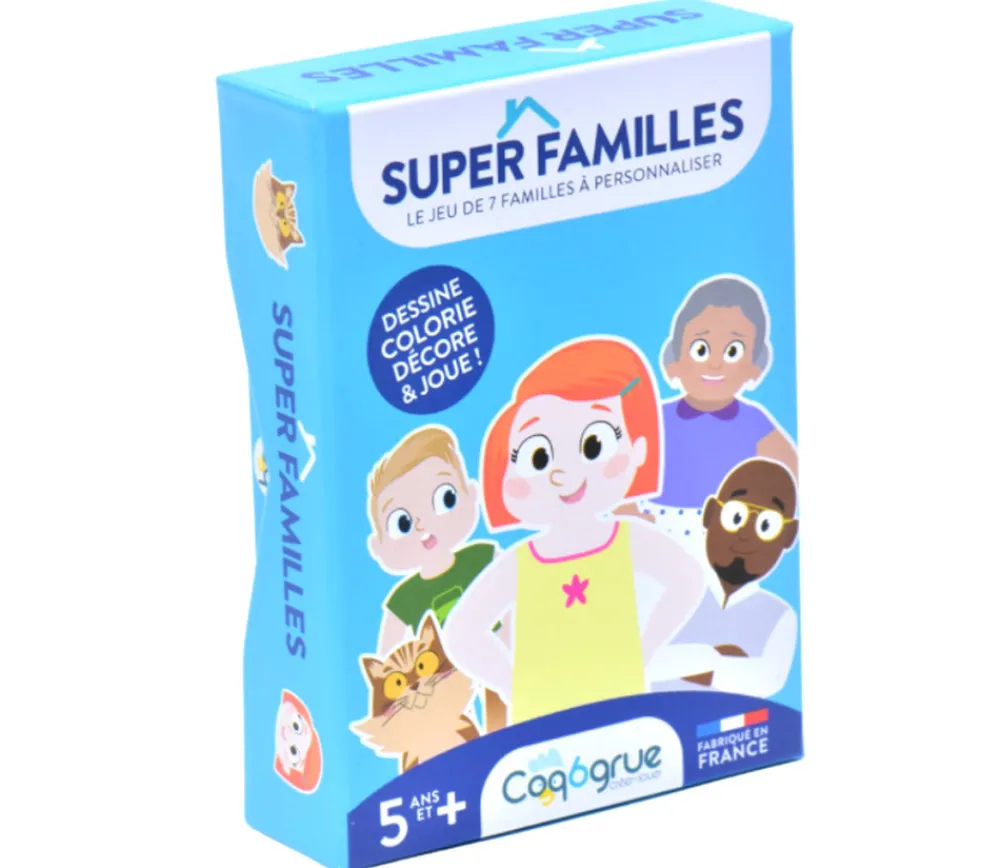 Enfant Tout Pour le Jeu Jeu des 7 familles à personnaliser SUPER FAMILLES