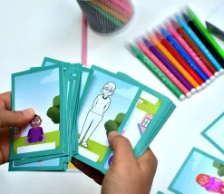 Enfant Tout Pour le Jeu Jeu des 7 familles à personnaliser SUPER FAMILLES