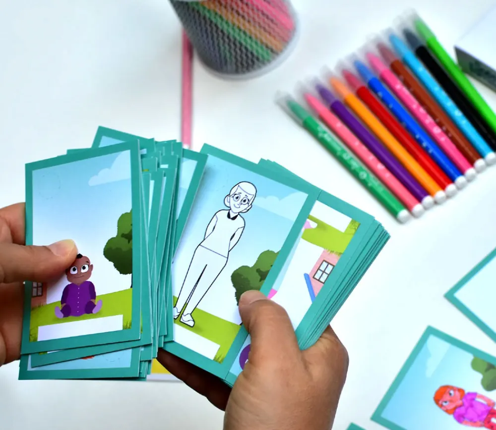 Enfant Tout Pour le Jeu Jeu des 7 familles à personnaliser SUPER FAMILLES