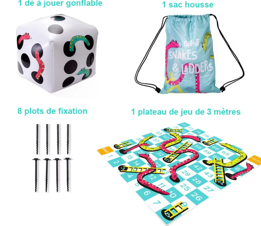 Enfant Tout Pour le Jeu Jeu des échelles XXL - plateau géant 3 mètres