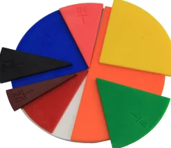 Tout Pour le Jeu Jeu des fractions - 21 portions (rond de 10 cm)