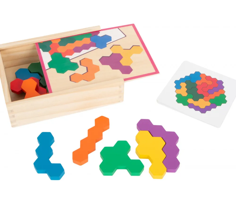 Tout Pour le Jeu Jeu des Hexagones en bois casse-tête Puzzle