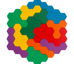Tout Pour le Jeu Jeu des Hexagones en bois casse-tête Puzzle