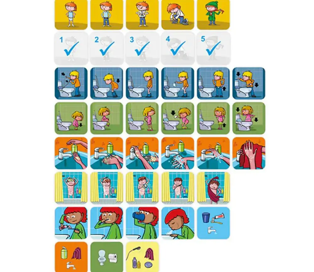 Tout Pour le Jeu Jeu des séquences habitude hygiène enfant 3 à 6 ans