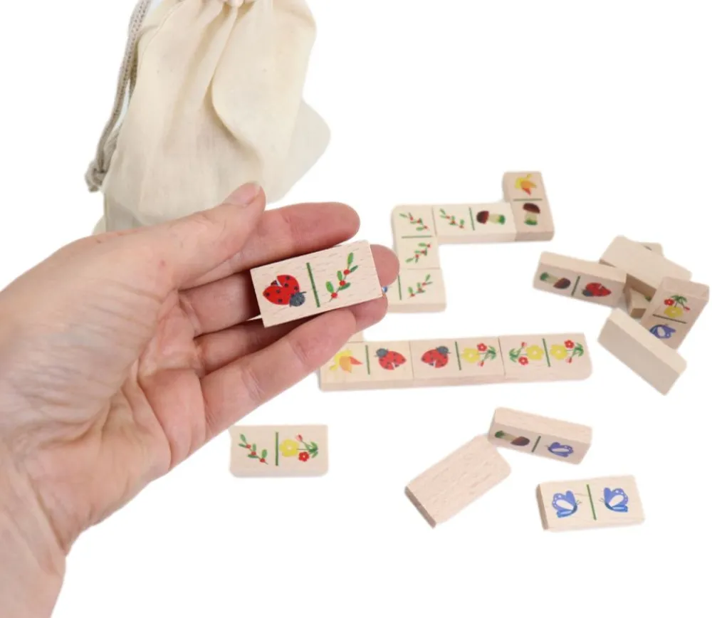 Tout Pour le Jeu Jeu domino Nature tout en bois fabrication France