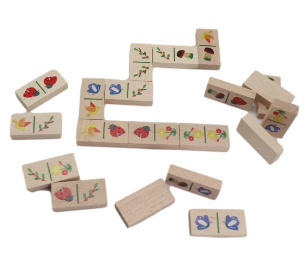 Tout Pour le Jeu Jeu domino Nature tout en bois fabrication France