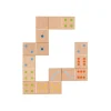 Tout Pour le Jeu Jeu Dominos en bois géant 8 x 4 cm points colorés
