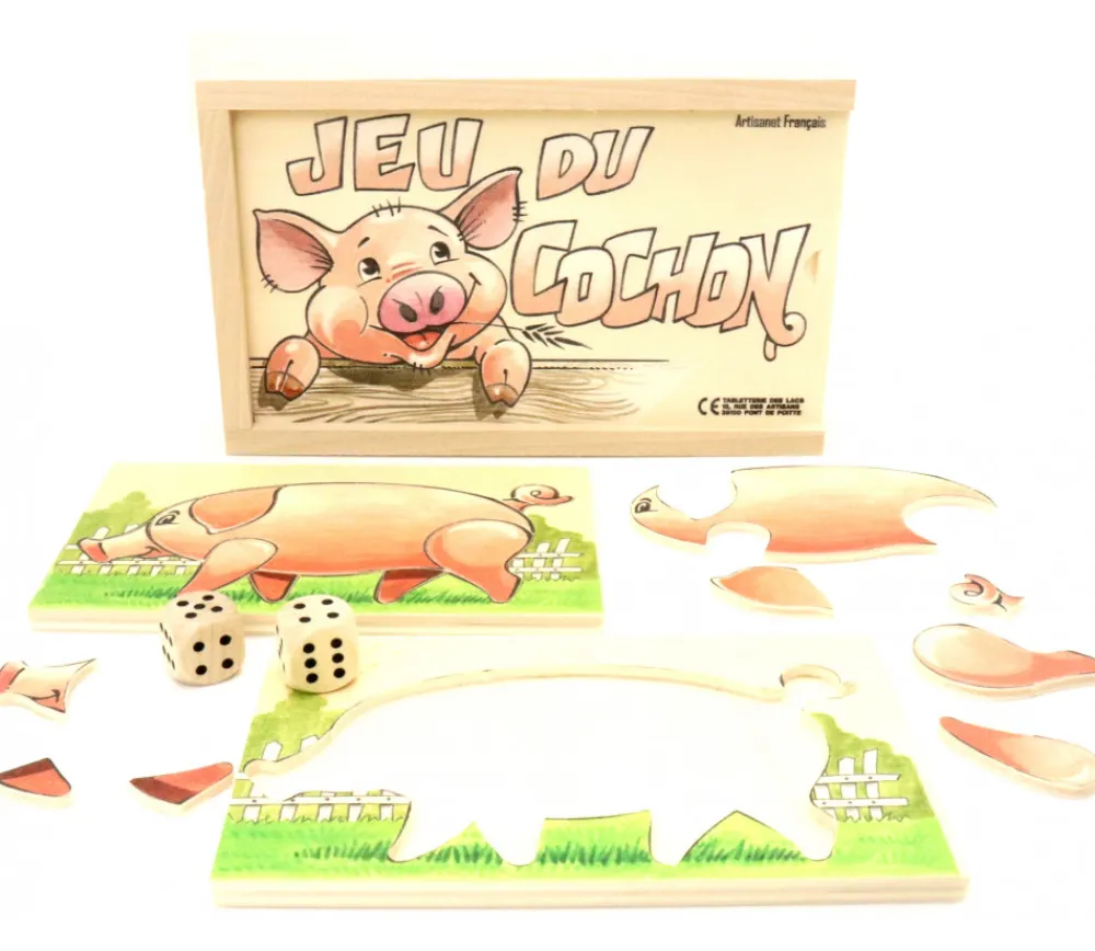 Tout Pour le Jeu Jeu du Cochon - Jeu Français en bois