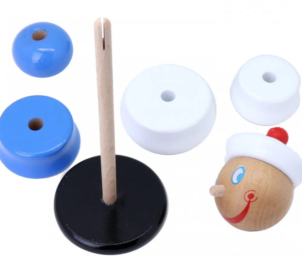 Tout Pour le Jeu Jeu empilable bleu-blanc Marin 25 cm
