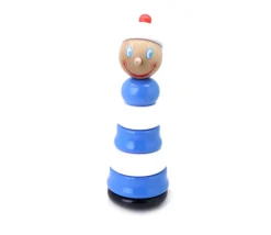 Tout Pour le Jeu Jeu empilable bleu-blanc Marin 25 cm