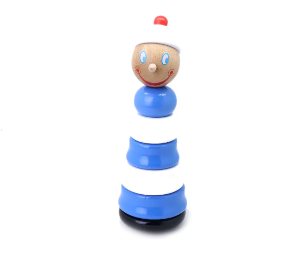 Tout Pour le Jeu Jeu empilable bleu-blanc Marin 25 cm